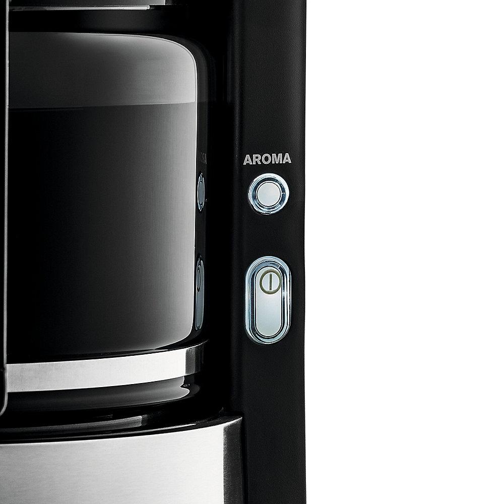 Krups KM3210 Glas-Kaffeemaschine Pro Aroma Plus Schwarz/Edelstahl