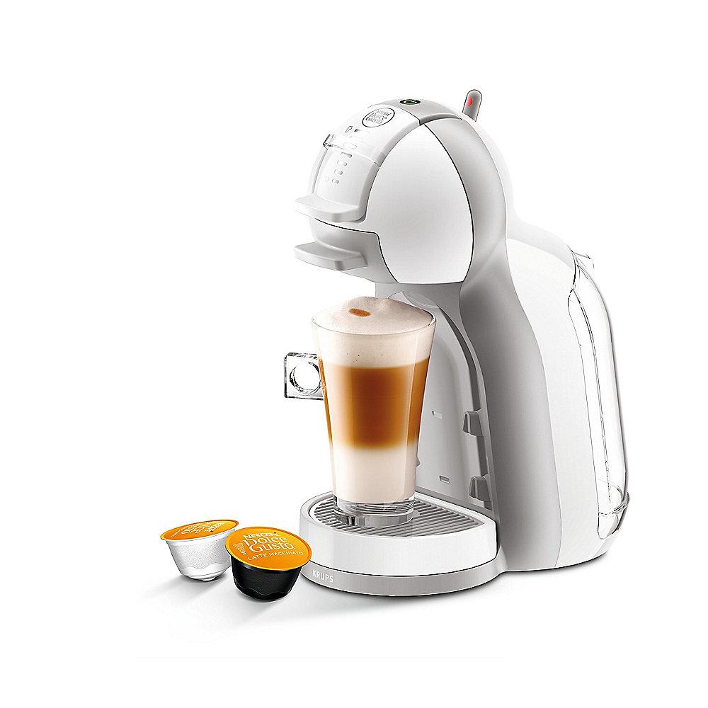 Krups KP1201 Kapselmaschine Nescafé Dolce Gusto MINI ME weiß/grau