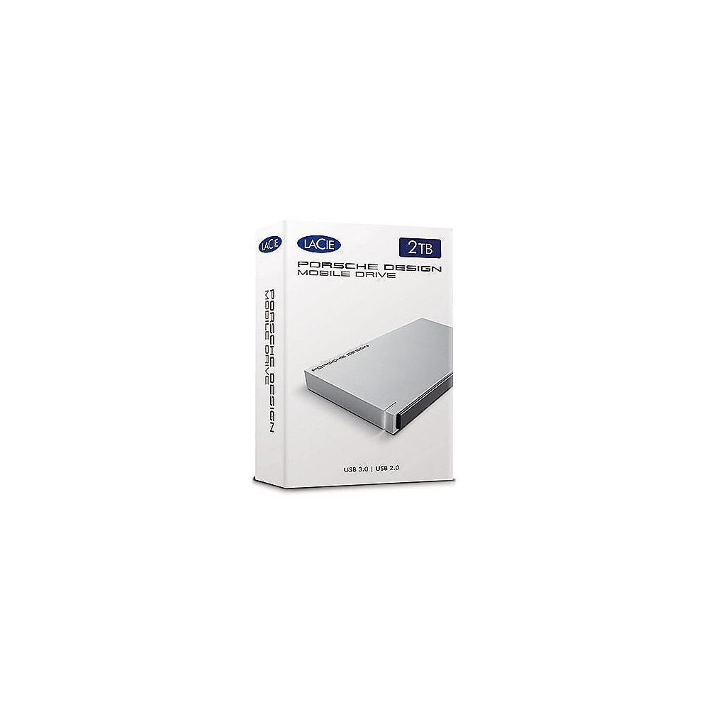 LaCie Porsche Design Mobile Drive P9223 USB 3.0 - 2TB 2.5 Zoll inkl. USB-C Kabe