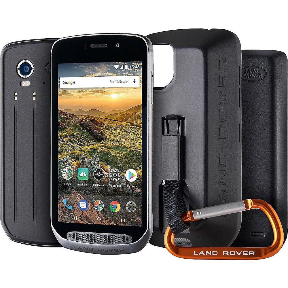 Land Rover Explore schwarz Dual-SIM Outdoor Smartphone   Adventure Pack