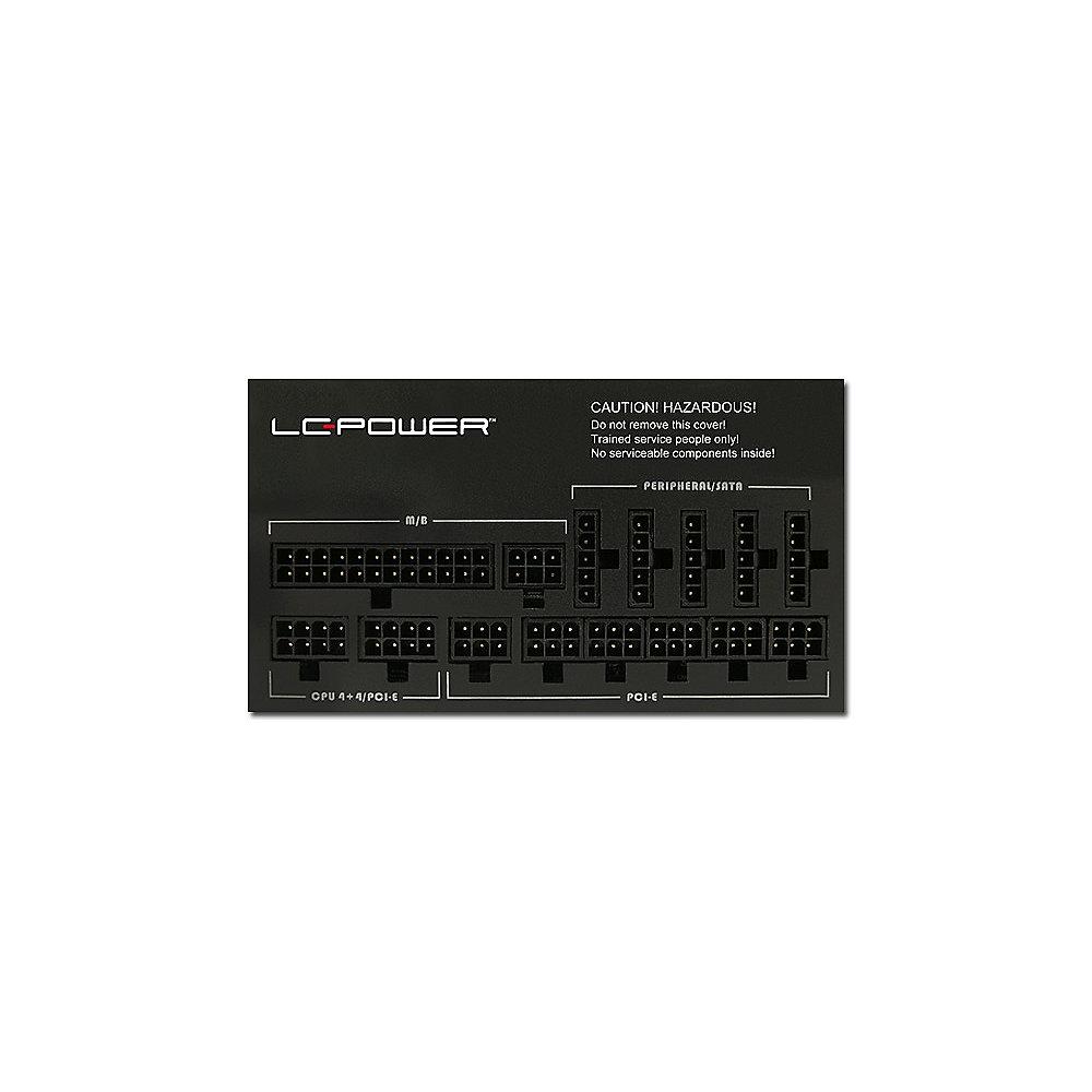 LC-Power LC1200 V2.4 1200W Netzteil, 80  Platinum, voll modular