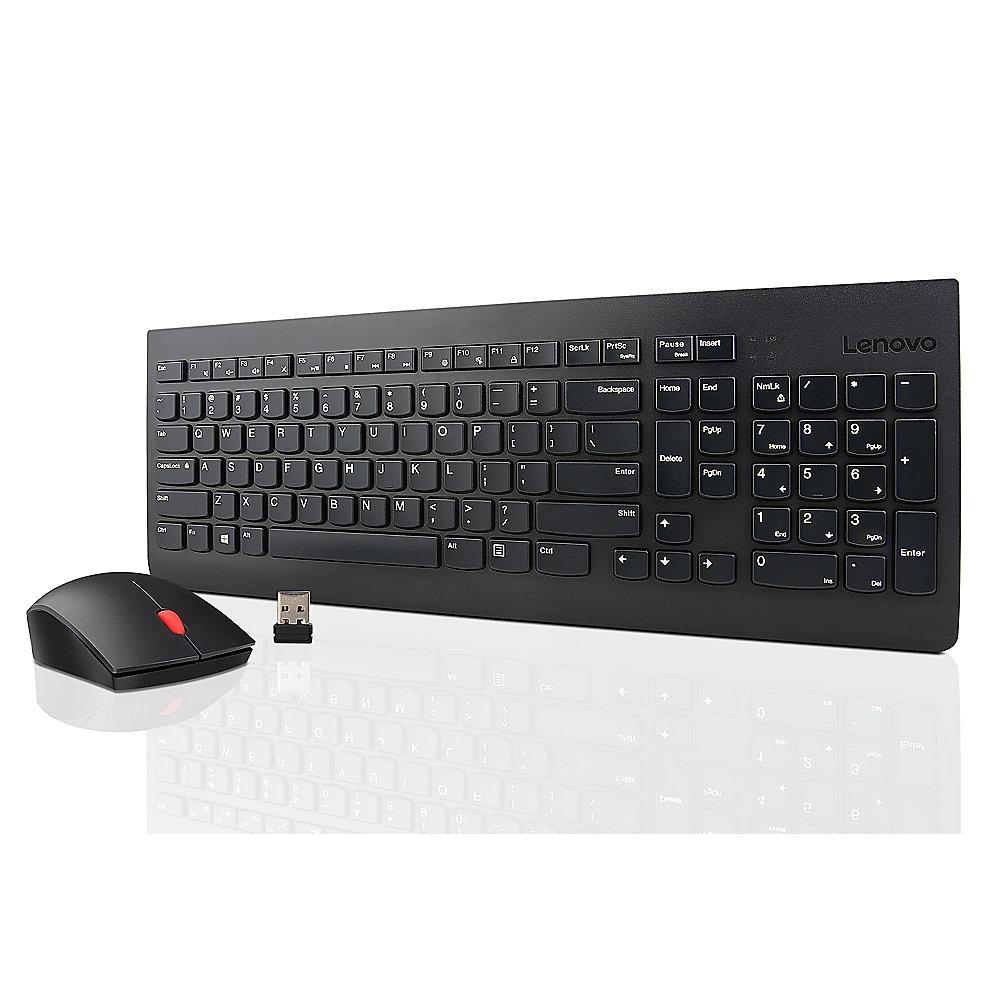 Lenovo Essential Funktastatur und -maus Kombi – Deutsch 129 4X30M39472, Lenovo, Essential, Funktastatur, -maus, Kombi, –, Deutsch, 129, 4X30M39472