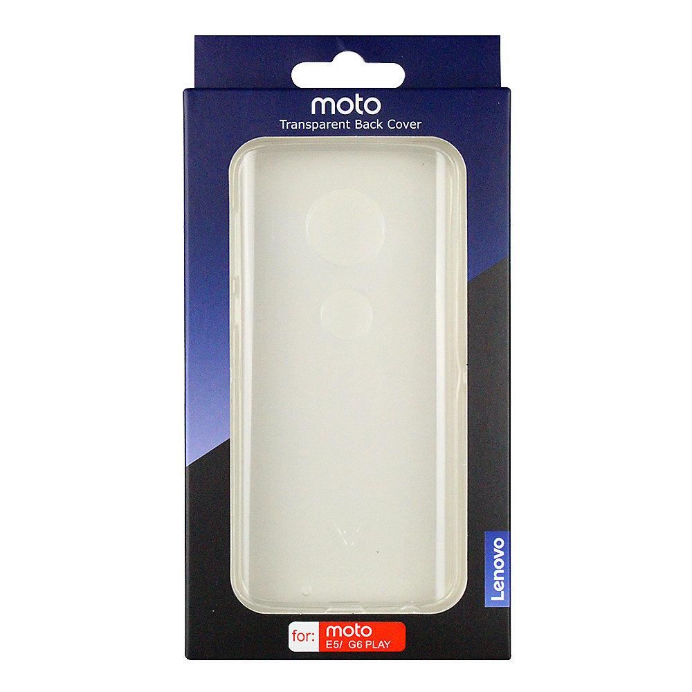 Lenovo Moto G6 - Back Cover, Clear