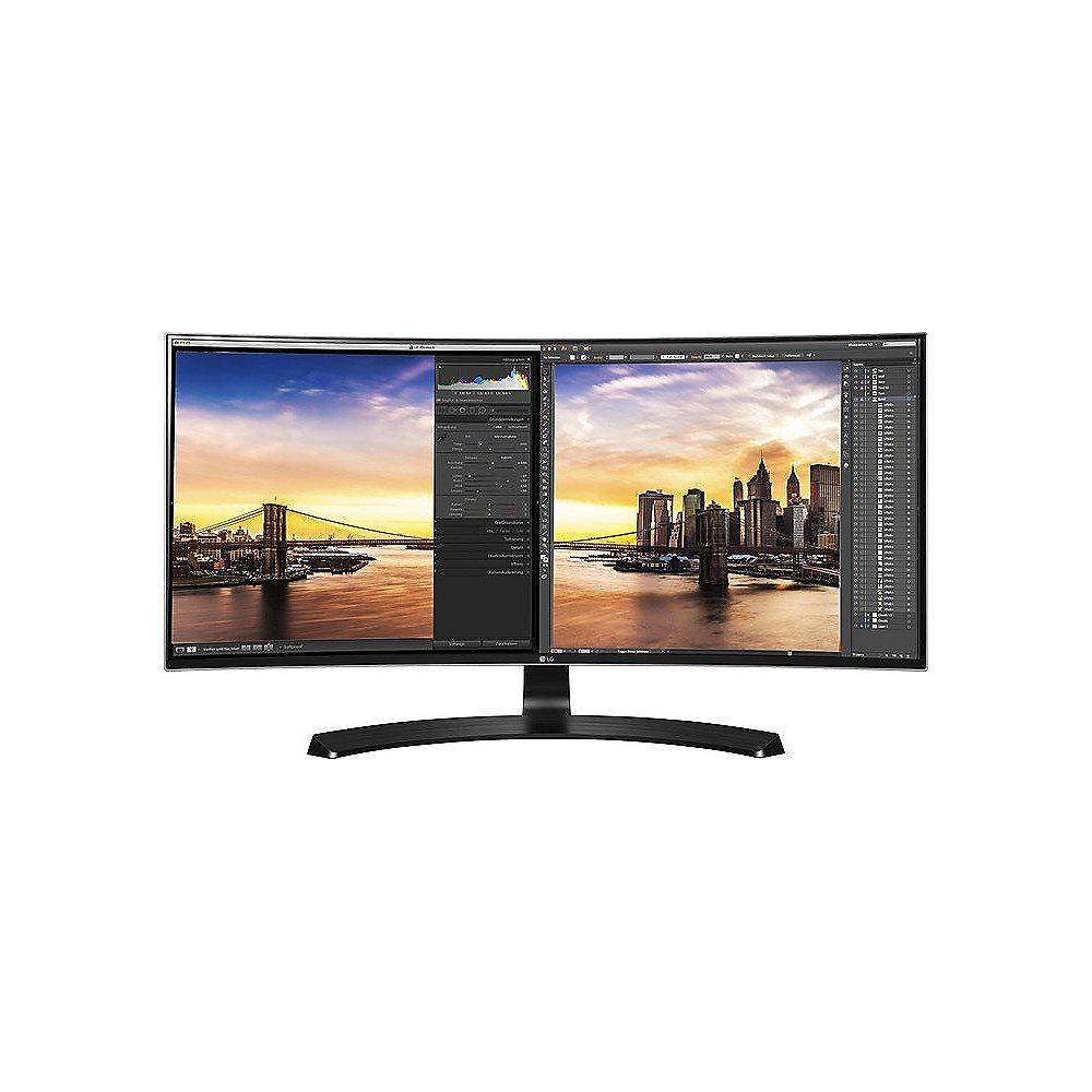 LG 34UC88-B 86,4cm (34") QHD curved Profi-Monitor HDMI/DP 99% sRGB 8bit FRC 21:9