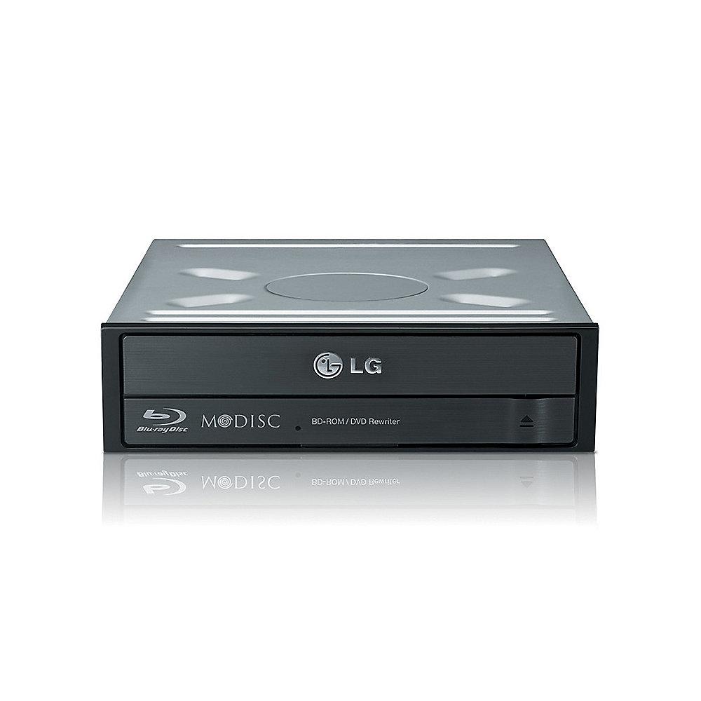 LG CH12-NS40 Blu-ray 12x DVD±R 8x DVD±R DL SATA Bulk schwarz M-Disc, LG, CH12-NS40, Blu-ray, 12x, DVD±R, 8x, DVD±R, DL, SATA, Bulk, schwarz, M-Disc