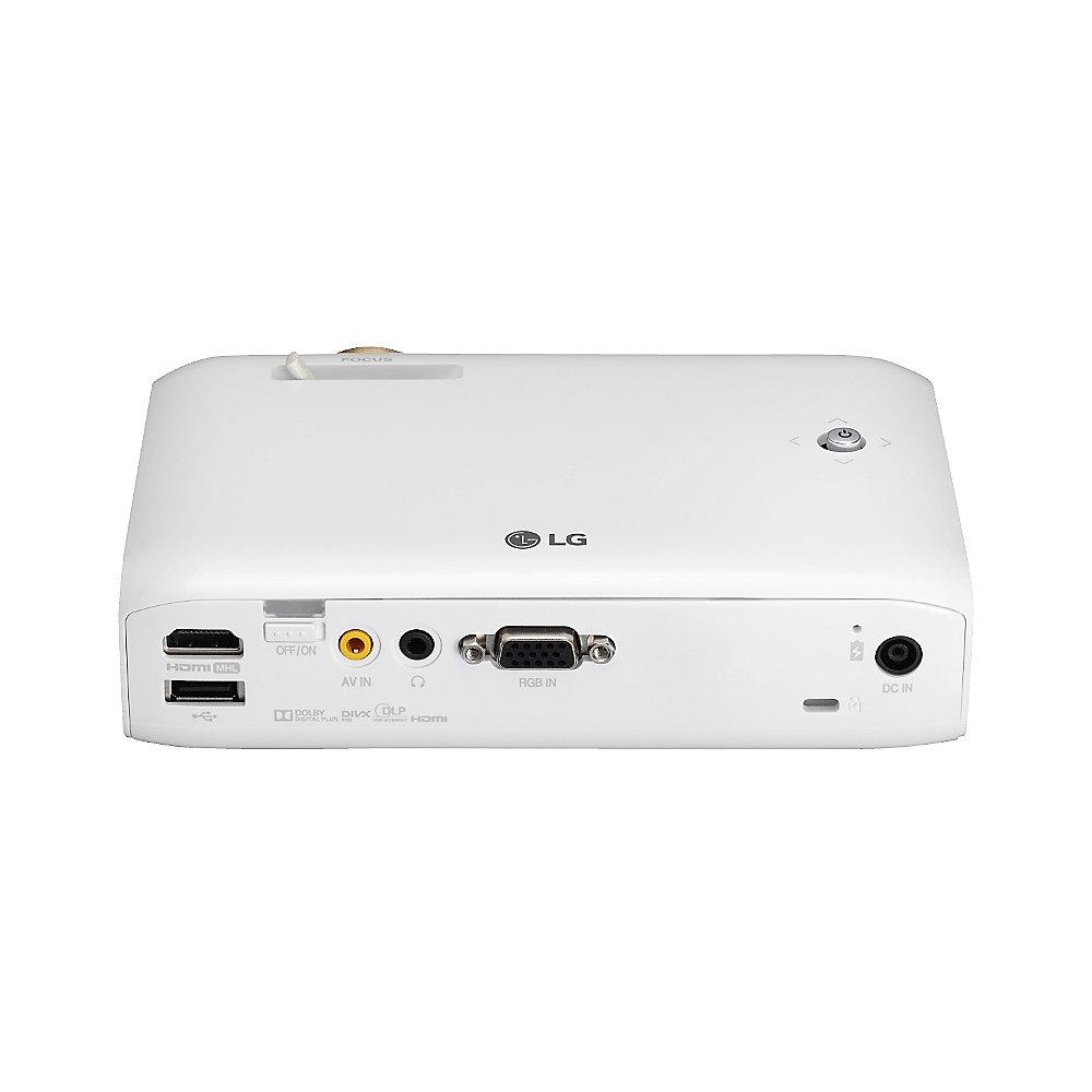 LG PH550G LED/DLP Mobiler Akku-Projektor 550 Lumen HD/HDMI/MHL/USB
