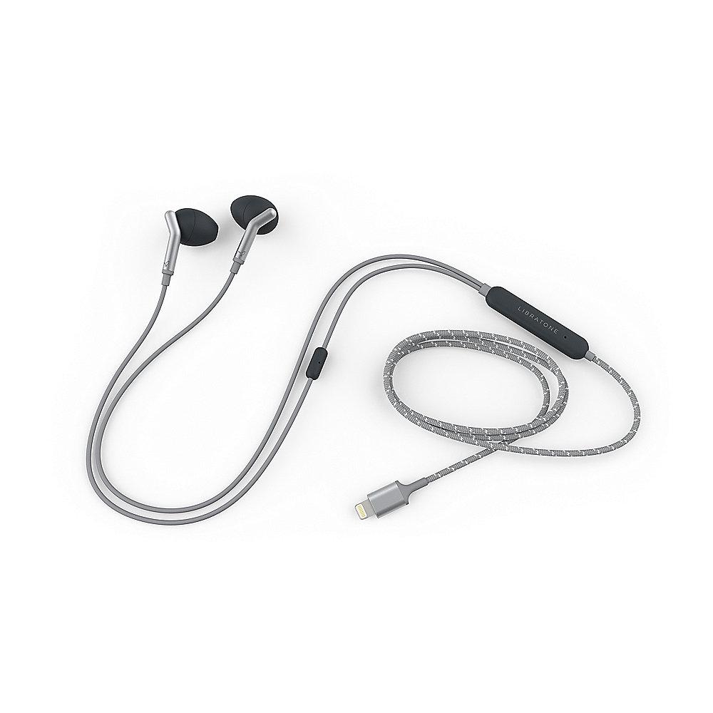 Libratone Q Adapt ANC In-Ear Lightning Hörer mit Noise Canceling stormy black