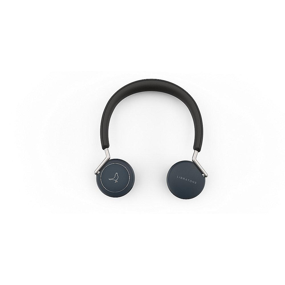 LIBRATONE Q Adapt wireless On-Ear Kopfhörer mit Noise Canceling stormy black