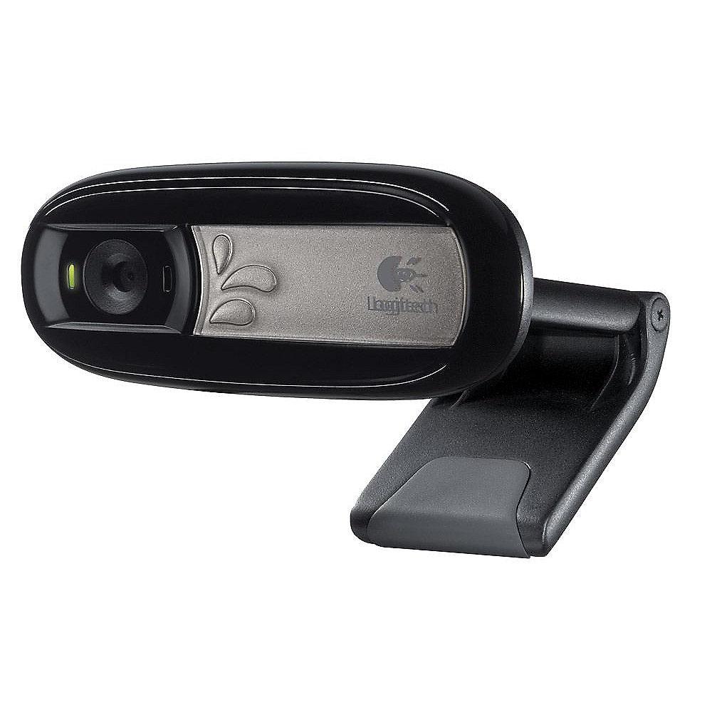 Logitech C170 Webcam USB Schwarz 960-001066, Logitech, C170, Webcam, USB, Schwarz, 960-001066
