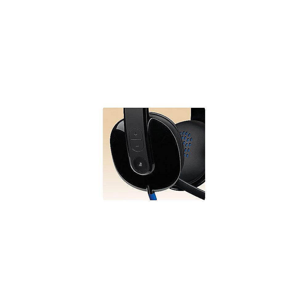 Logitech H540 Kabelgebundenes Beidseitiges Headset Stereo 981-000480