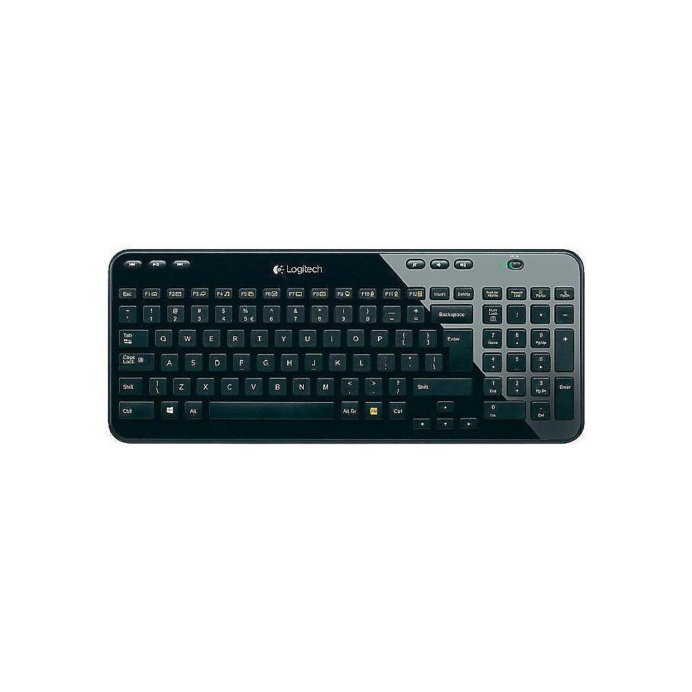 Logitech K360 Kabellose Tastatur Schwarz 920-003056, Logitech, K360, Kabellose, Tastatur, Schwarz, 920-003056