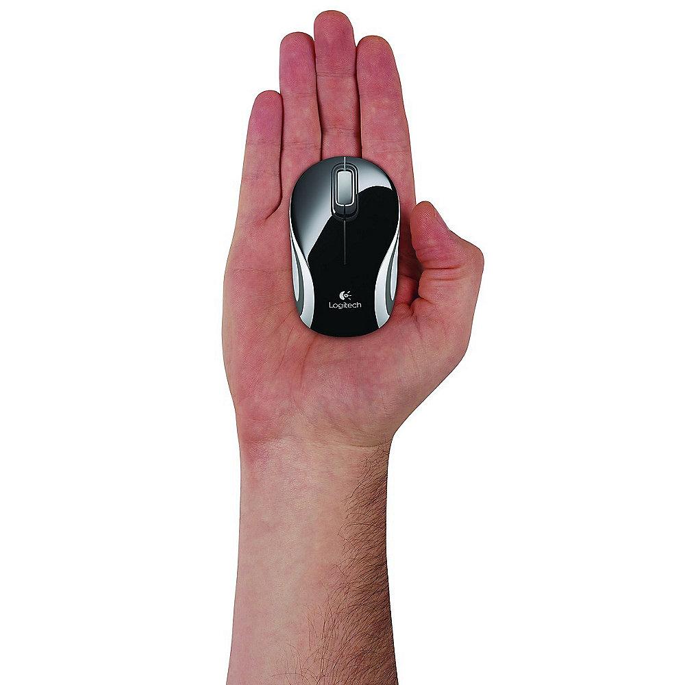 Logitech M187 Kabellose Ultra Portable Maus schwarz
