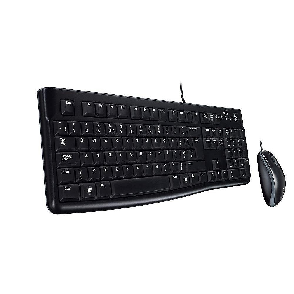 Logitech MK120 Kabelgebundene Maus-Tastaturkombination Schwarz 920-002540