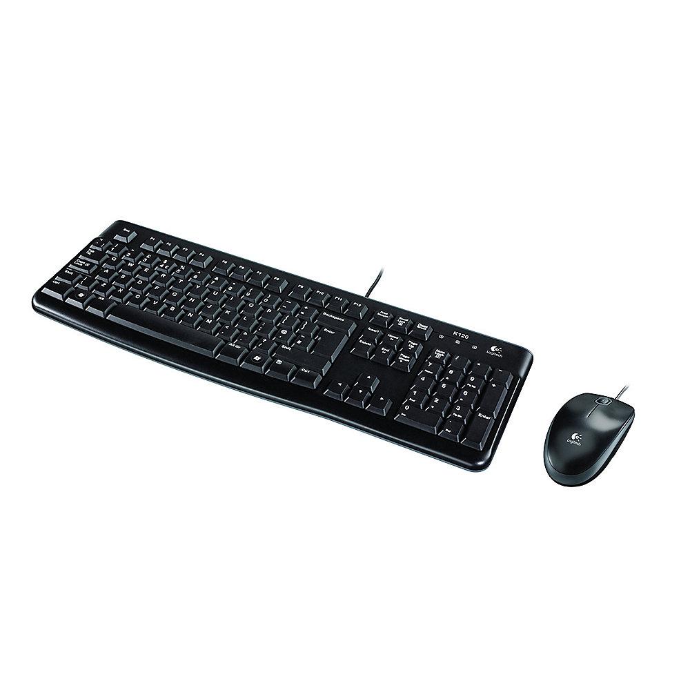 Logitech MK120 Kabelgebundene Maus-Tastaturkombination Schwarz 920-002540