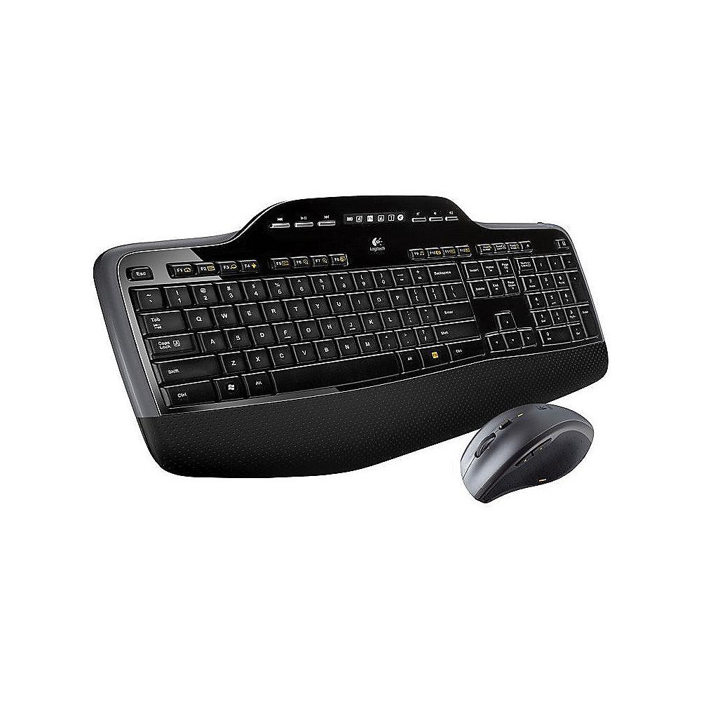 Logitech MK710 Kabellose Maus-Tastaturkombination Schwarz 920-002420