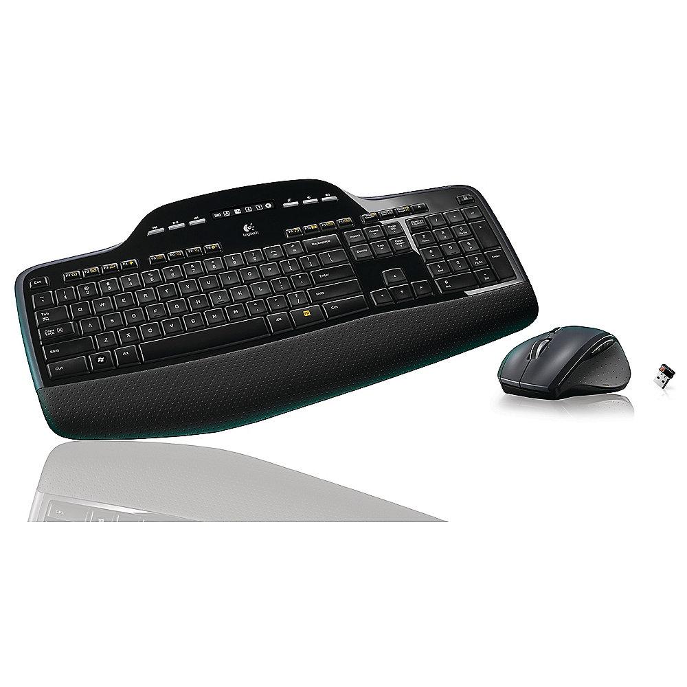 Logitech MK710 Kabellose Maus-Tastaturkombination Schwarz 920-002420