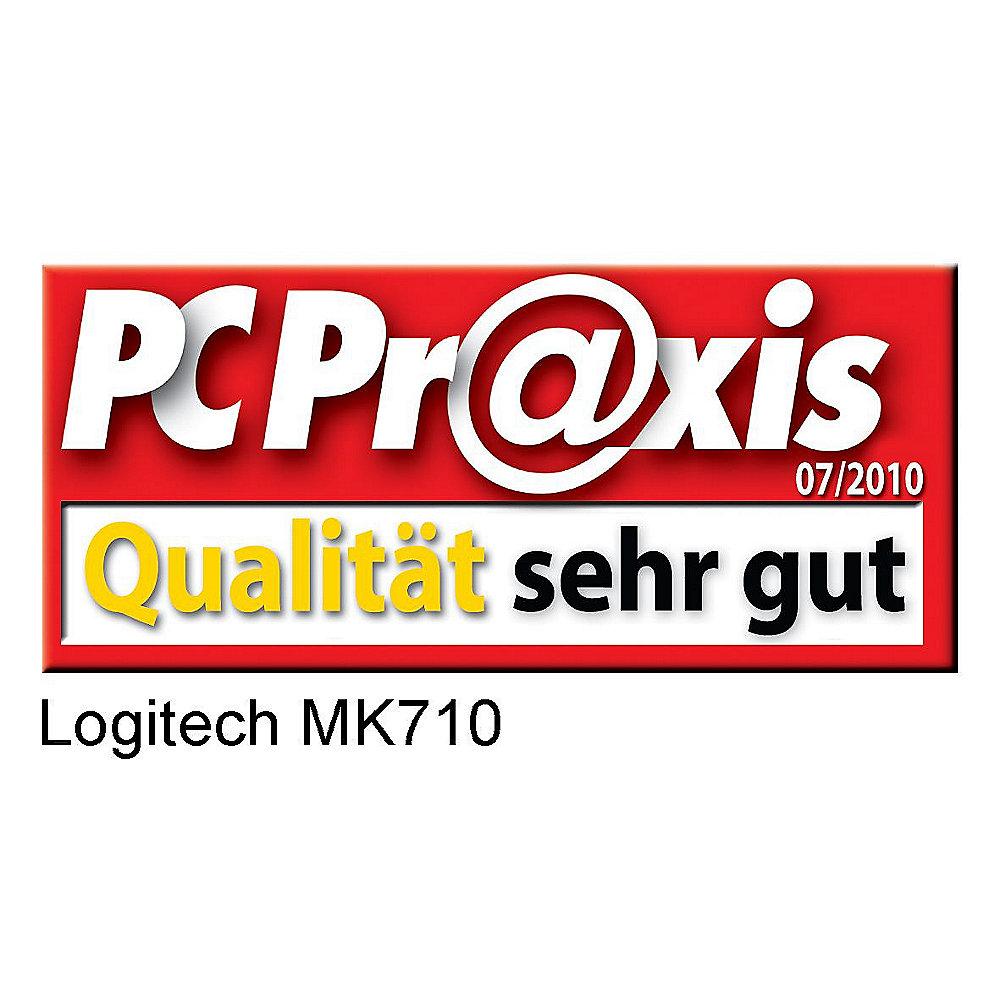 Logitech MK710 Kabellose Maus-Tastaturkombination Schwarz 920-002420