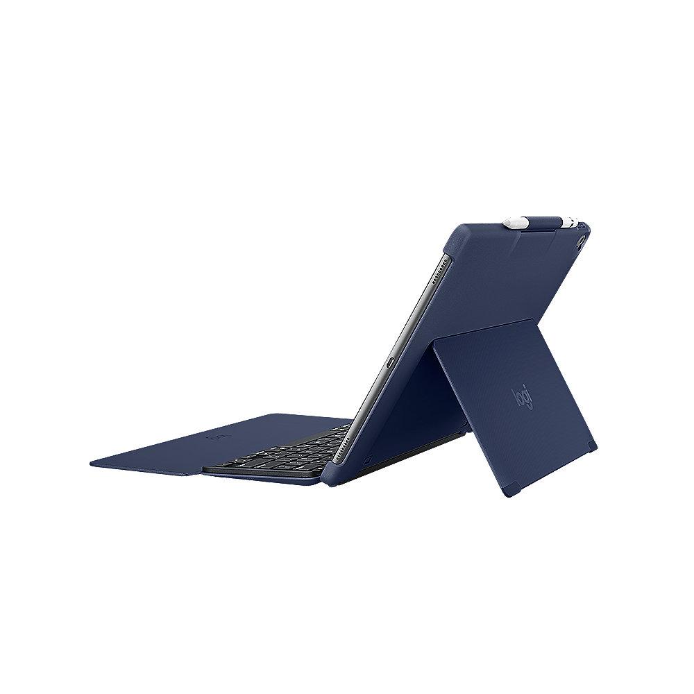 Logitech Slim Combo Hülle und Tastatur für iPad Pro 10,5 2017 blau 920-008410