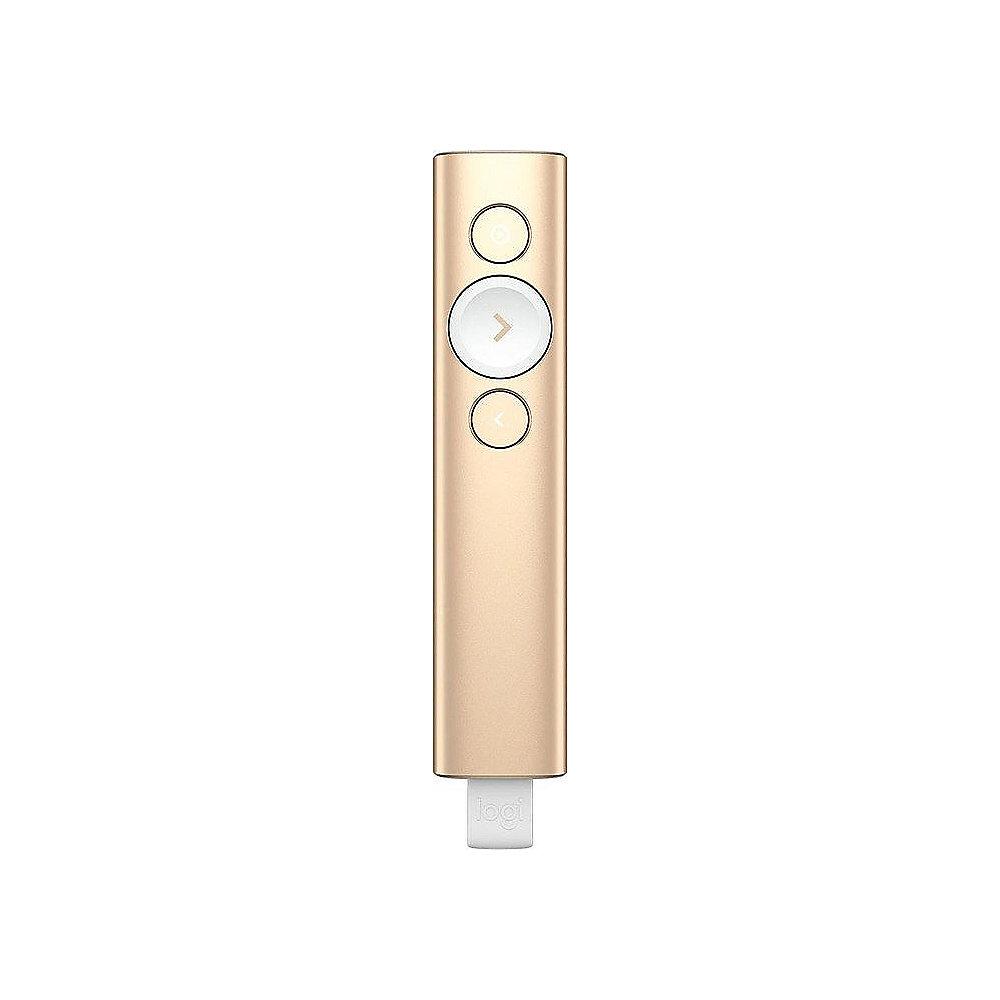 Logitech Spotlight Presenter USB Bluetooth Gold 910-004862, Logitech, Spotlight, Presenter, USB, Bluetooth, Gold, 910-004862