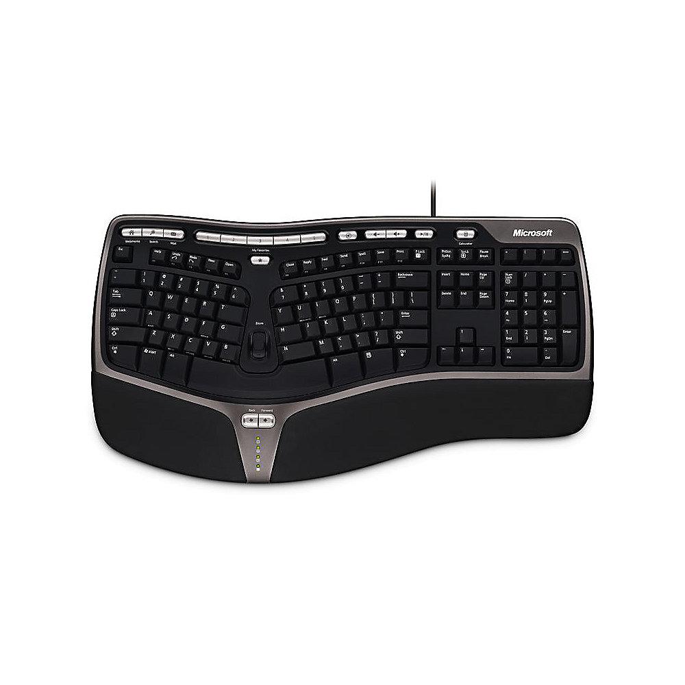 Microsoft Natural Ergonomic Keyboard 4000 USB Bulk, Microsoft, Natural, Ergonomic, Keyboard, 4000, USB, Bulk