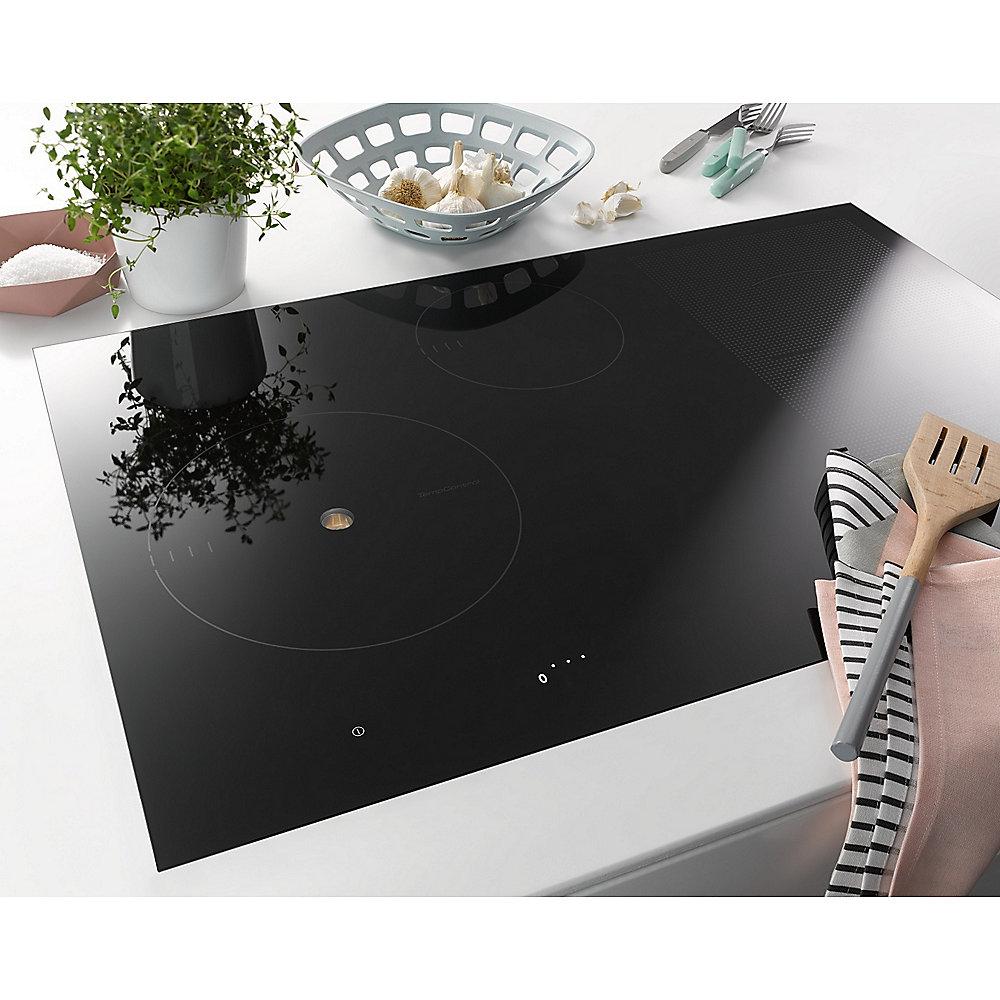 Miele KM 6090 Glaskeramik-Einbau-Kombinations-Induktionskochfeld Edelstahl