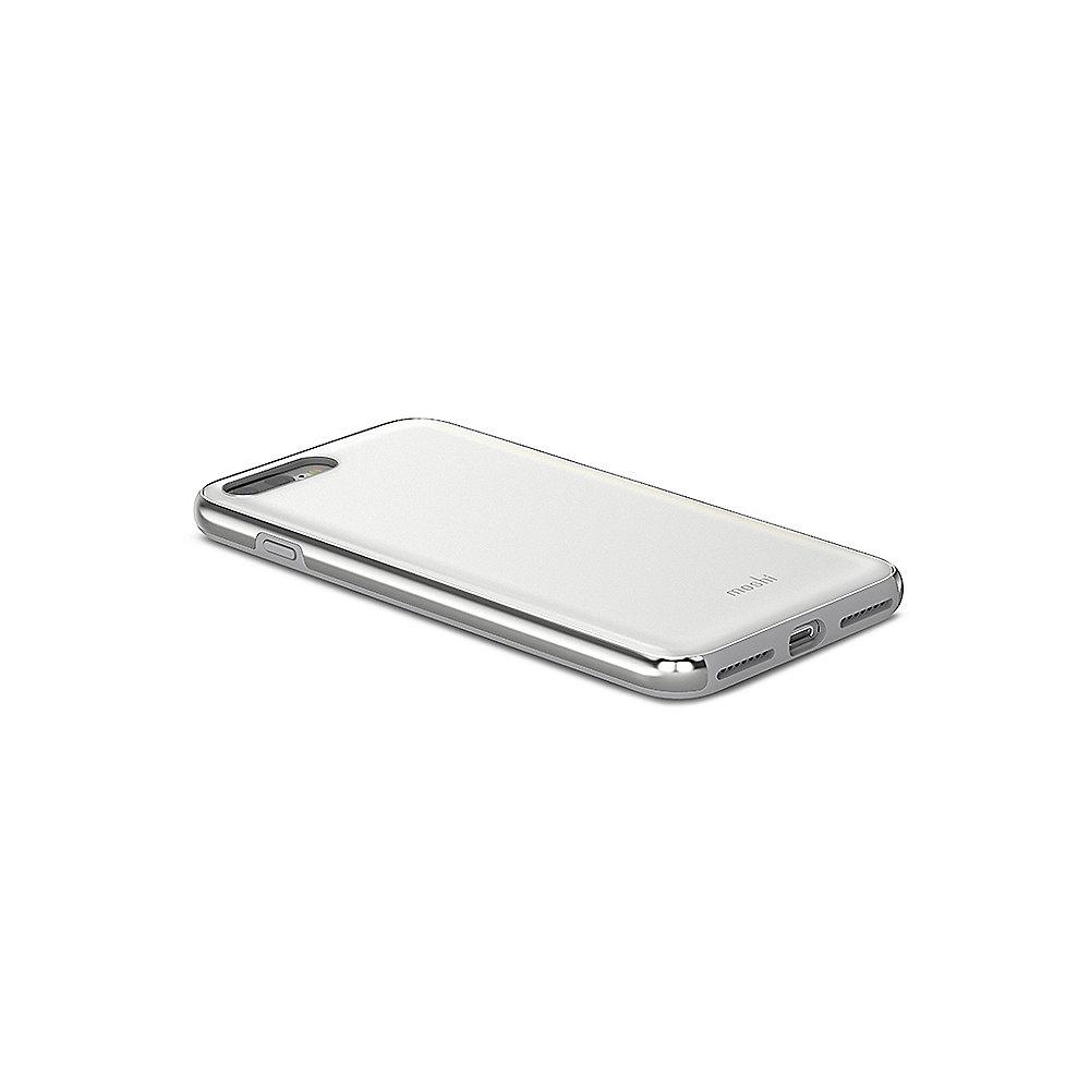 Moshi iGlaze Schutzhülle für iPhone 7/8 Plus Pearl White 99MO090101