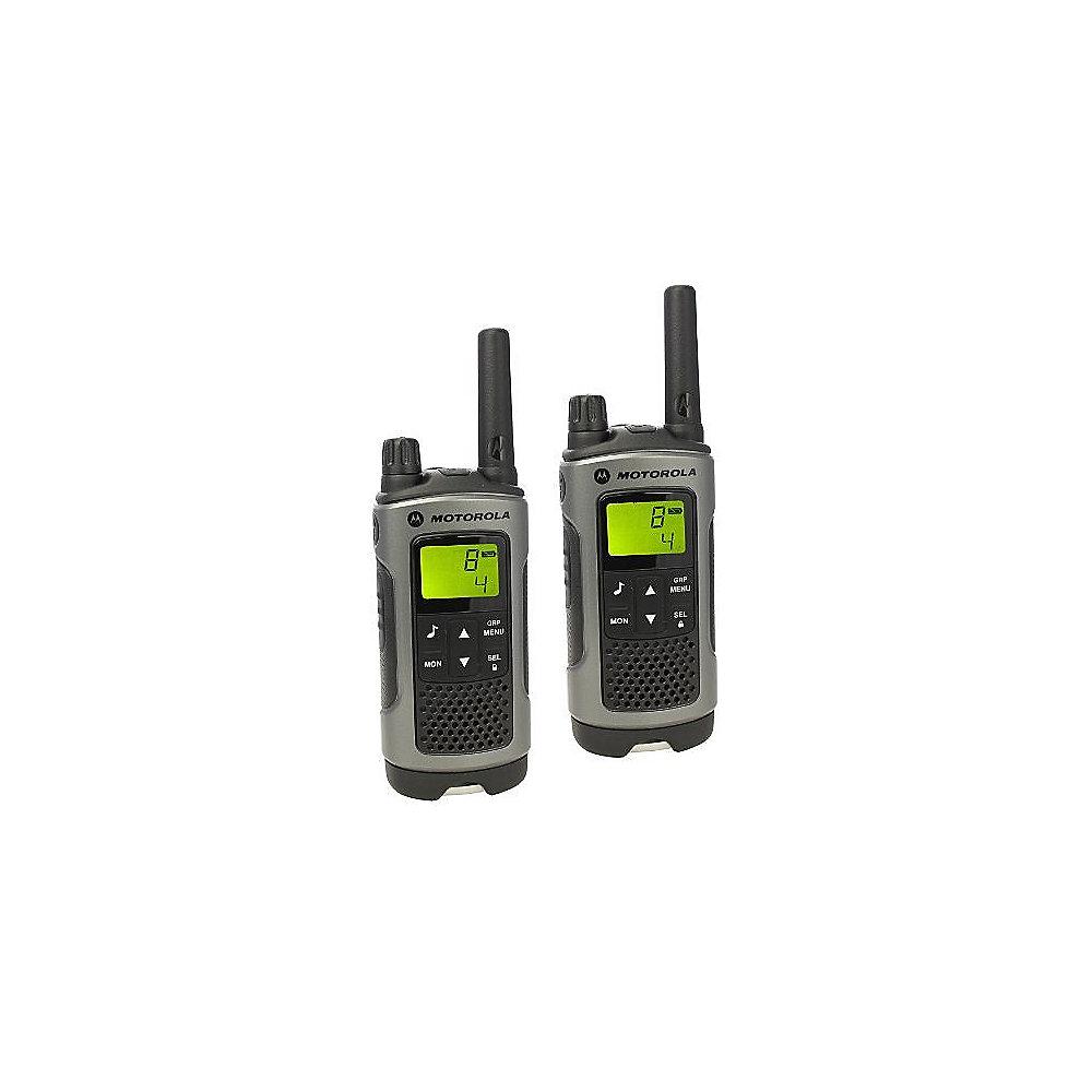 Motorola TLKR T80 - Two-Way Radio - PMR - 8 Kanäle, Schwarz/Silber Doppelpack, Motorola, TLKR, T80, Two-Way, Radio, PMR, 8, Kanäle, Schwarz/Silber, Doppelpack