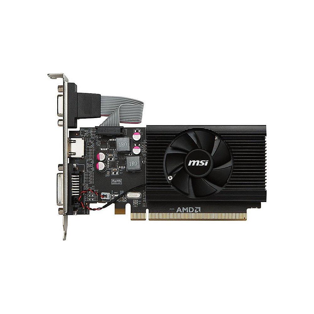 MSI AMD Radeon R7 240 2GB DDR3 DVI/HDMI/VGA Grafikkarte Low Profile