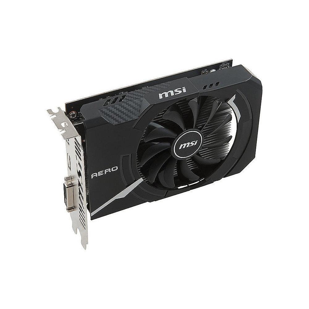 MSI AMD Radeon RX 550 Aero OC ITX 4GB GDDR5 Grafikkarte DVI/HDMI/DP