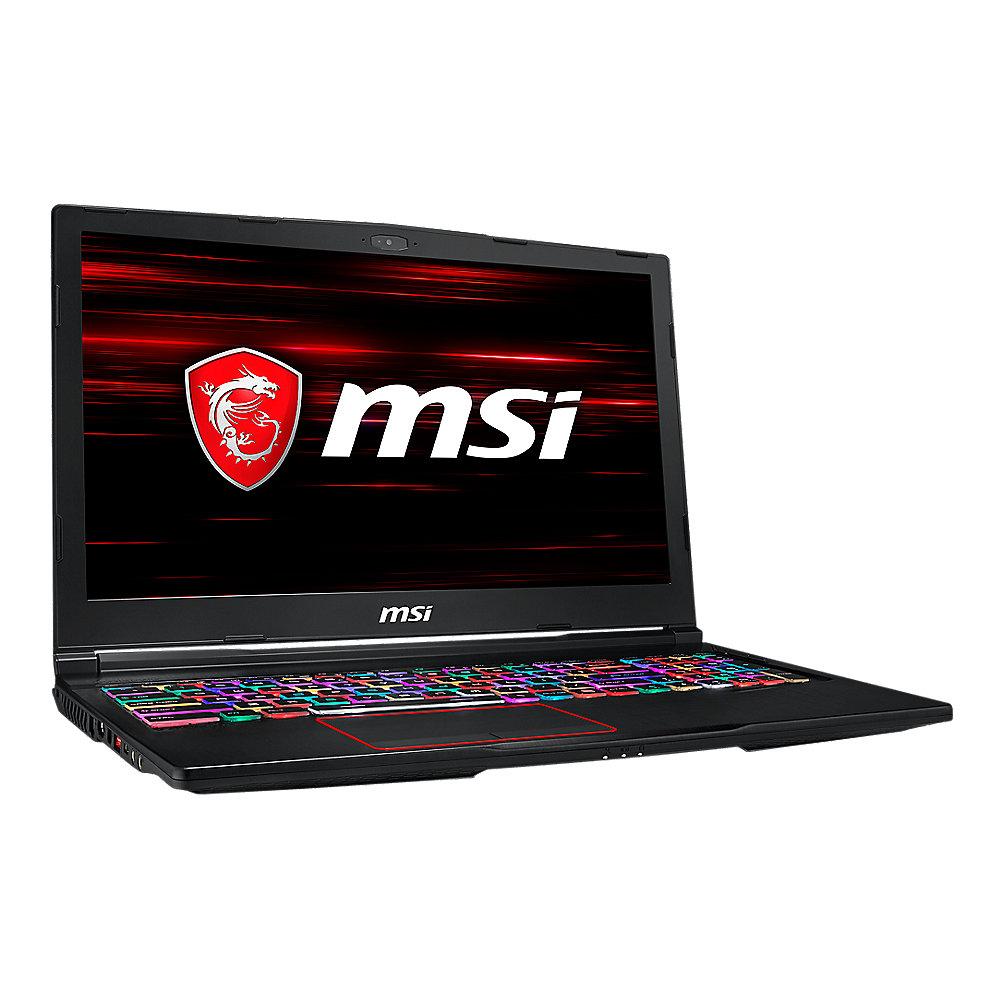 MSI GE63 8RF-008 Raider RGB  15,6"FHD i7-8750H 16GB/1TB 256GB SSD GTX1070 Win10