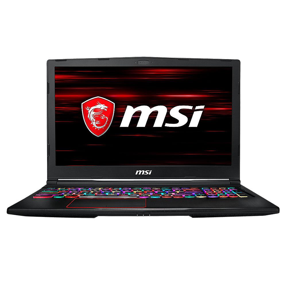 MSI GE63 8RF-008 Raider RGB  15,6"FHD i7-8750H 16GB/1TB 256GB SSD GTX1070 Win10