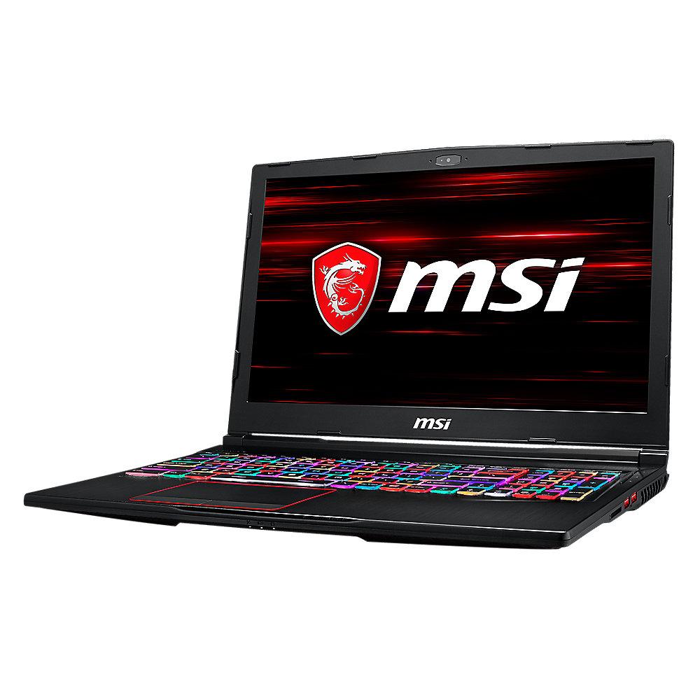 MSI GE63 8RF-008 Raider RGB  15,6"FHD i7-8750H 16GB/1TB 256GB SSD GTX1070 Win10