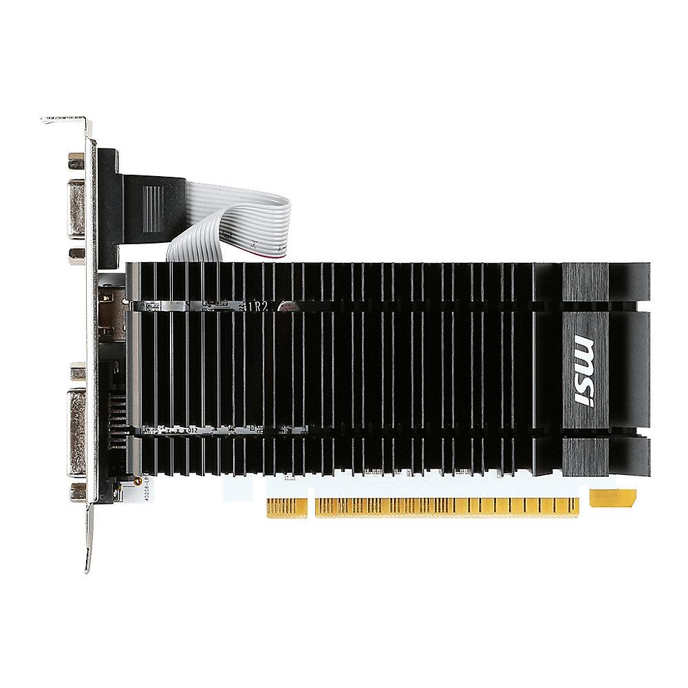 MSI GeForce GT 730 2GB DDR3 DVI/VGA/HDMI passiv, Low Profile, Grafikkarte