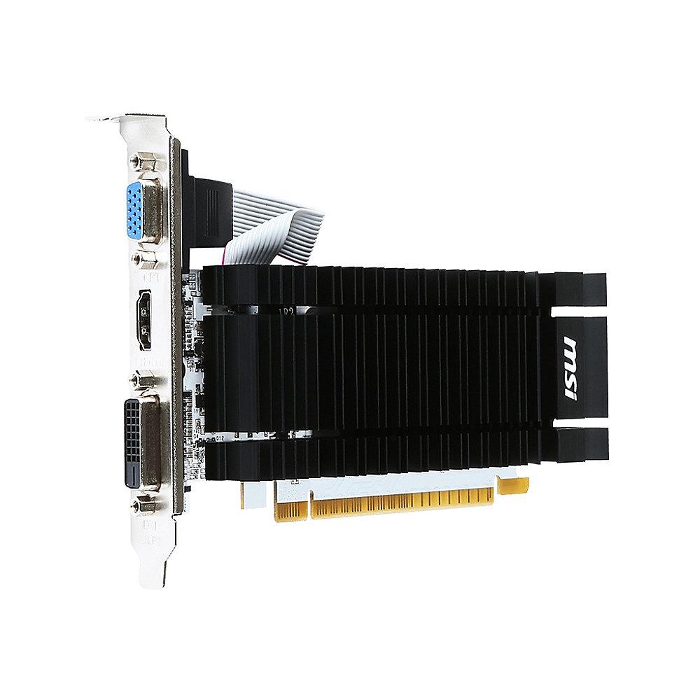 MSI GeForce GT 730 2GB DDR3 DVI/VGA/HDMI passiv, Low Profile, Grafikkarte