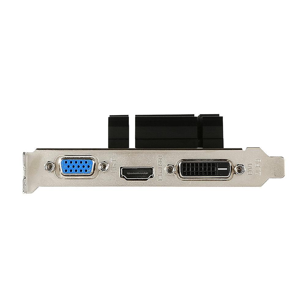 MSI GeForce GT 730 2GB DDR3 DVI/VGA/HDMI passiv, Low Profile, Grafikkarte