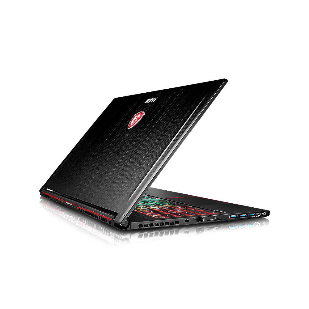 MSI GS63 7RD-224 Stealth  15,6"FHD i7-7700HQ 16GB/256GB SSD GTX1050 Win10 Pro
