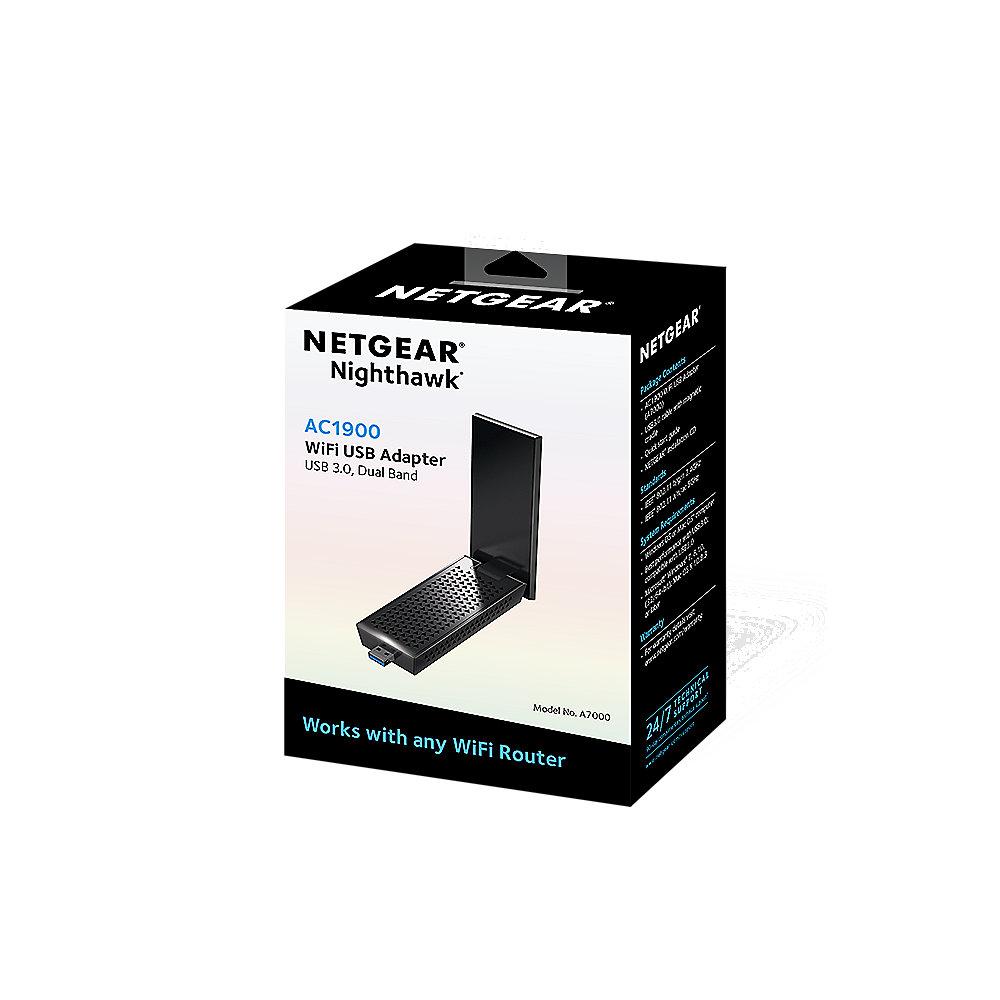 Netgear AC1900 A7000 Nighthawk WLAN-ac (USB 3.0, Dual-Band) USB-Adapter