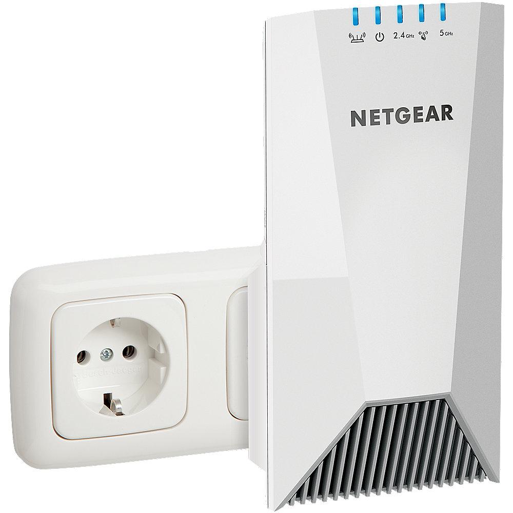 Netgear EX7500 Nighthawk X4S AC2200 Tri Band WLAN Repeater für die Steckdose, Netgear, EX7500, Nighthawk, X4S, AC2200, Tri, Band, WLAN, Repeater, Steckdose