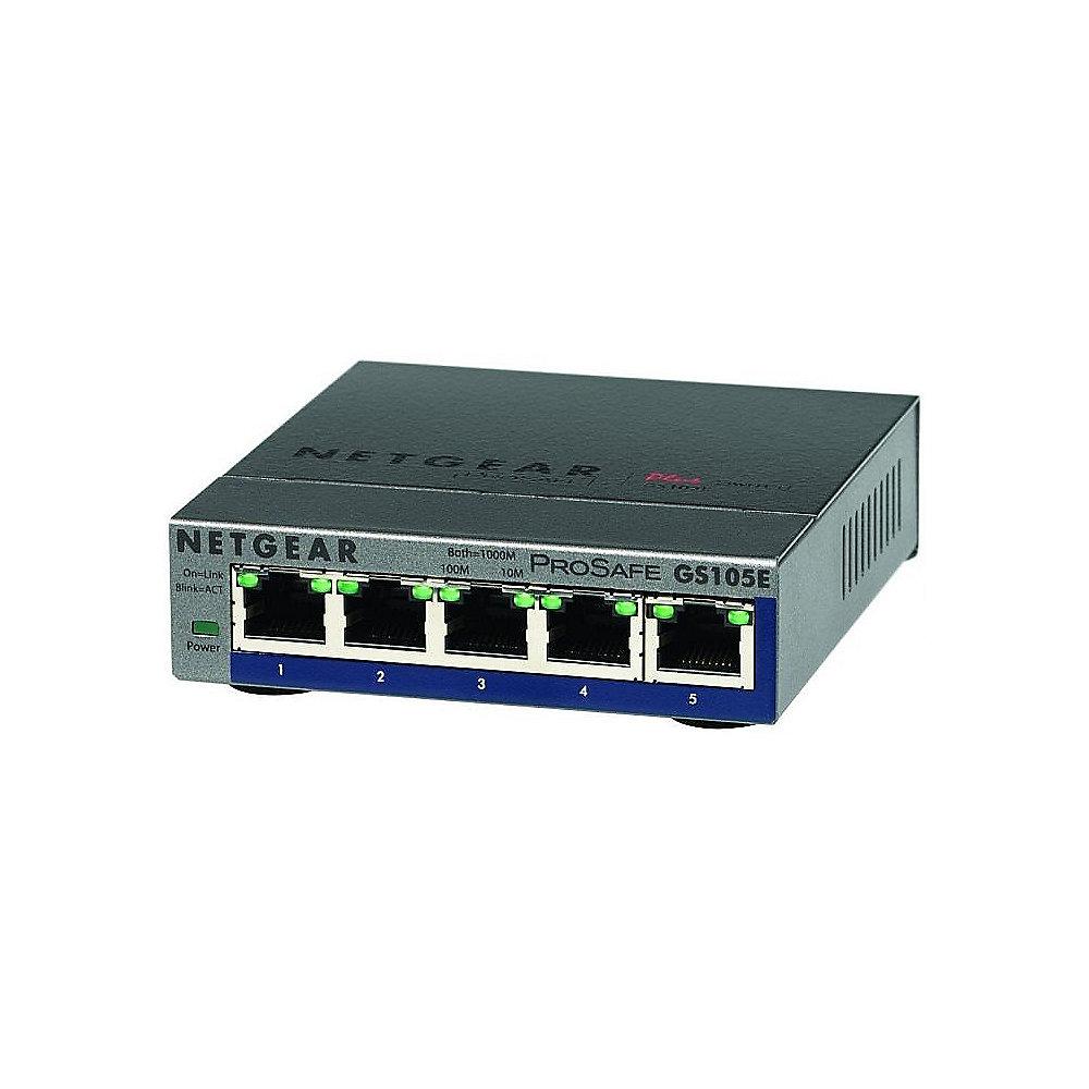 Netgear GS105E 5-Port Web Managed Switch 10/100/1000MBit