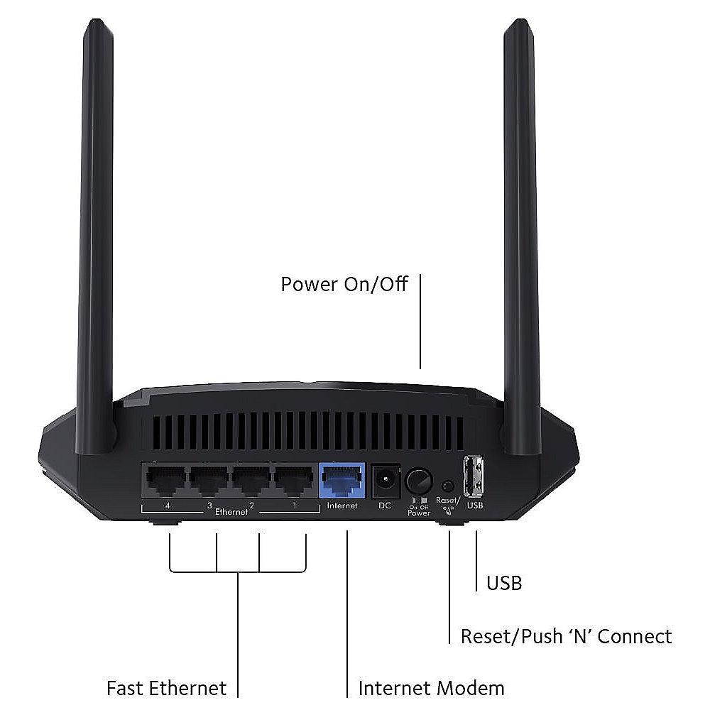 Netgear R6120 AC1200 Dual-Band WLAN Router