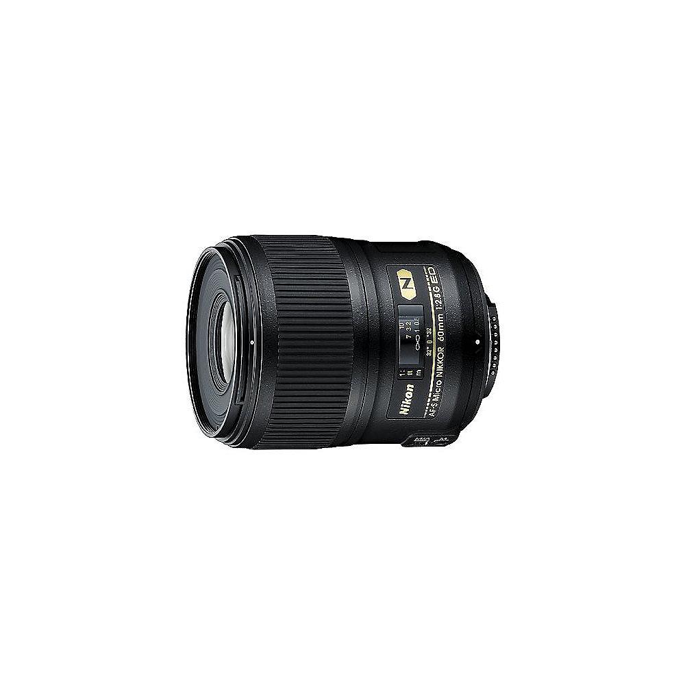 Nikon AF-S Nikkor 60mm f/2.8 G ED Micro Makro Festbrennweite Objektiv *Aktion*