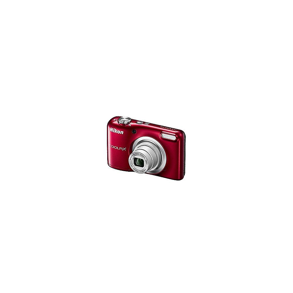 Nikon COOLPIX A10 Digitalkamera Kit rot   Tasche