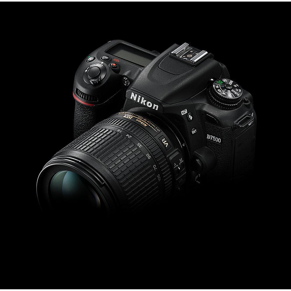 Nikon D7500 Kit AF-S DX 18-105mm f/3.5-5.6 VR Spiegelreflexkamera