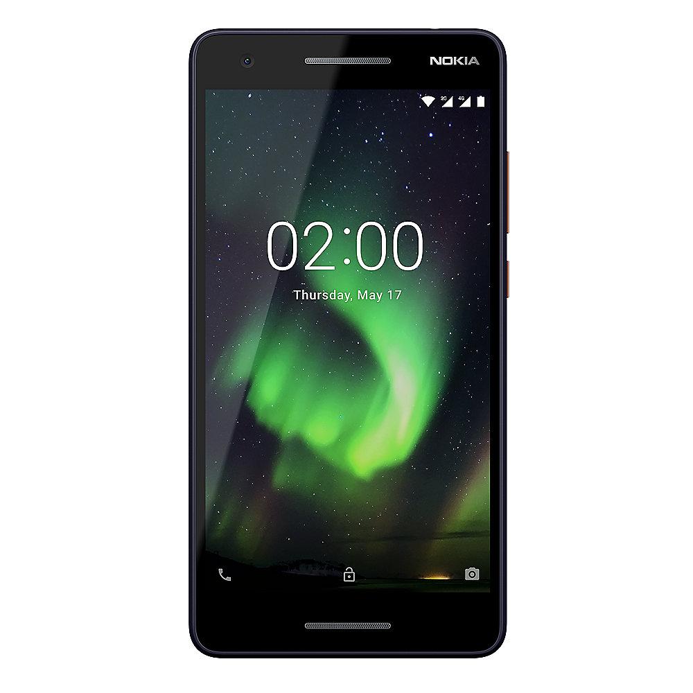 Nokia 2.1 (2018) Dual-SIM blau copper Android™ 8 Go Smartphone, Nokia, 2.1, 2018, Dual-SIM, blau, copper, Android™, 8, Go, Smartphone