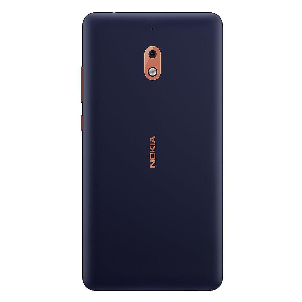 Nokia 2.1 (2018) Dual-SIM blau copper Android™ 8 Go Smartphone, Nokia, 2.1, 2018, Dual-SIM, blau, copper, Android™, 8, Go, Smartphone