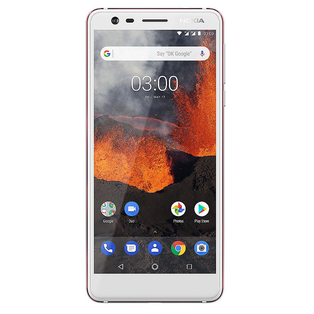 Nokia 3.1 (2018) 16GB Dual-SIM weiß mit Android One, Nokia, 3.1, 2018, 16GB, Dual-SIM, weiß, Android, One