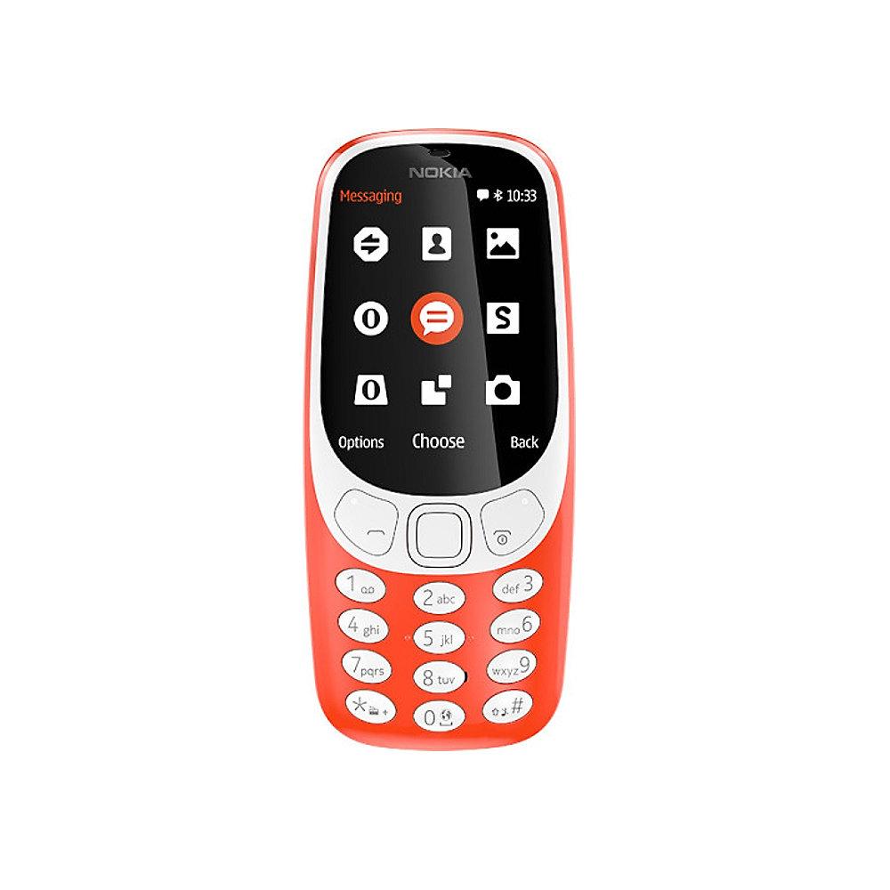 Nokia 3310 (2017) Dual-SIM rot, Nokia, 3310, 2017, Dual-SIM, rot