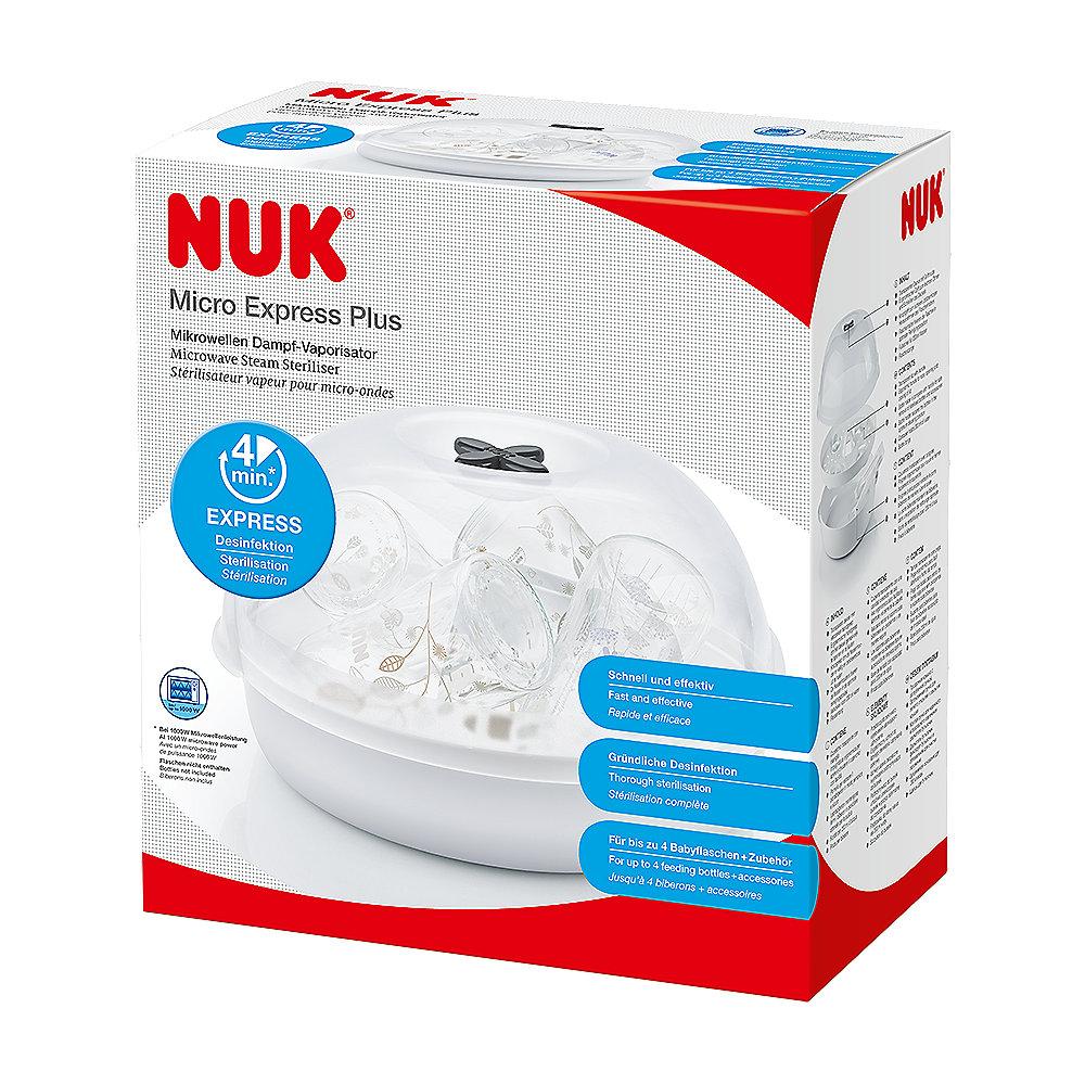 NUK Micro Express Plus Mikrowellen Dampf-Vaporisator, NUK, Micro, Express, Plus, Mikrowellen, Dampf-Vaporisator