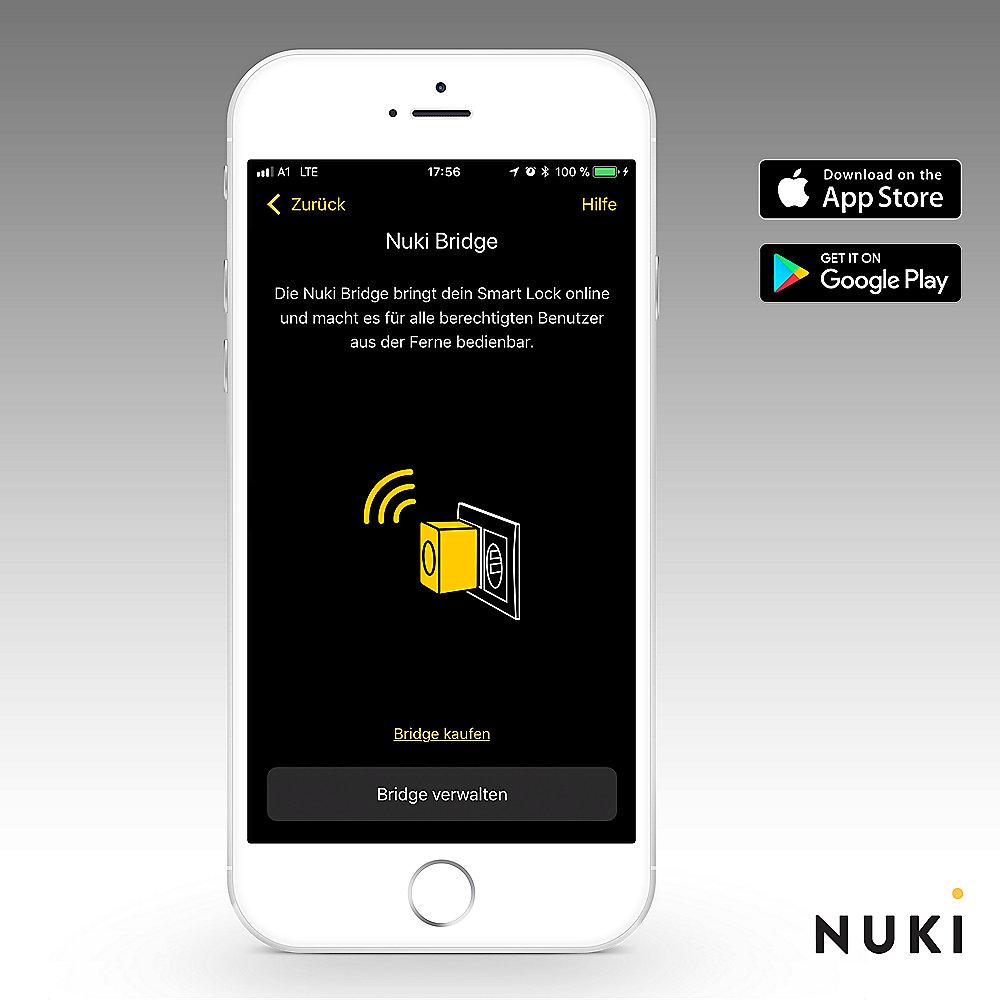 Nuki Bridge - Stay connected., Nuki, Bridge, Stay, connected.