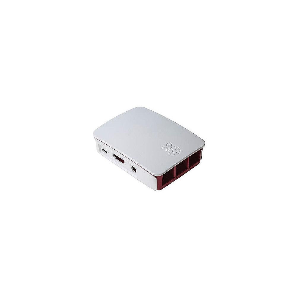 Offizielles Gehäuse Raspberry Pi 3 Typ B rot/weiß (TZT 241 AAA-01), Offizielles, Gehäuse, Raspberry, Pi, 3, Typ, B, rot/weiß, TZT, 241, AAA-01,